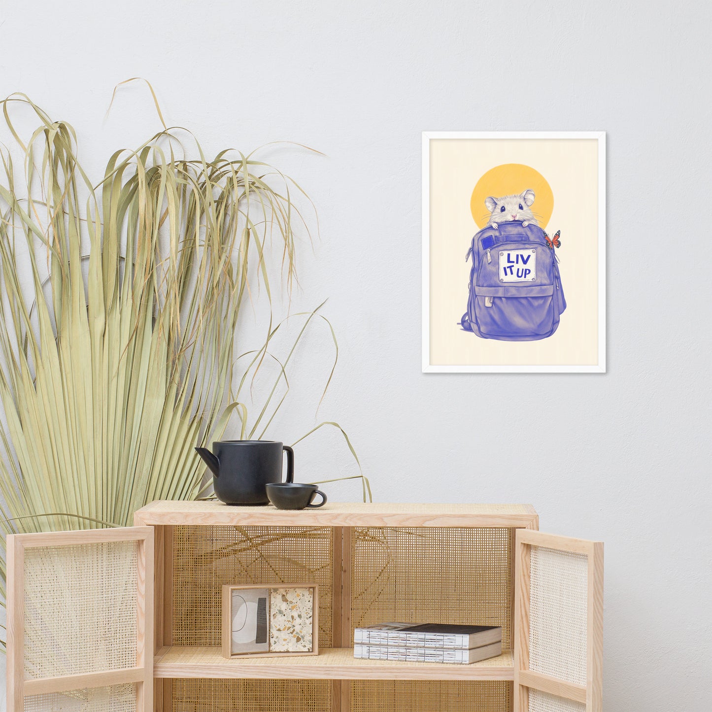 Sasha Friedman - LIV It Up framed poster